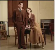  ?? (DKC/O&M via AP/Emilio Madrid) ?? Ben Platt (left) and Micaela Diamond are shown in character as Leo and Lucille Frank from the Broadway musical “Parade.”