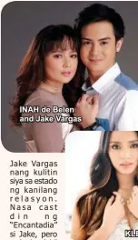  ??  ?? INAH de Belen and Jake Vargas KLEA Pineda