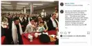  ?? Photograph: Instagram/ AOC ?? Baimadajie Angwang appears alongside Alexandria Ocasio-Cortez at a Tibetan New Year celebratio­n.