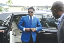  ??  ?? PARIS: Teodorin Obiang, the son of Equatorial Guinea’s president in Paris. —AFP