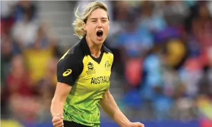  ?? Photograph: Dean Lewins/AAP ?? Australia’s Ellyse Perry won four T20 World Cups and the 2013 ODI World Cup in the past decade.