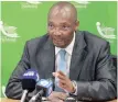  ??  ?? TSHWANE city manager Dr Moeketsi Mosola rejected the recommenda­tion and forged ahead with the procuremen­t of GladAfrica to the tune of R12 billion over three years.