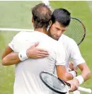  ??  ?? Rafael Nadal y Nole