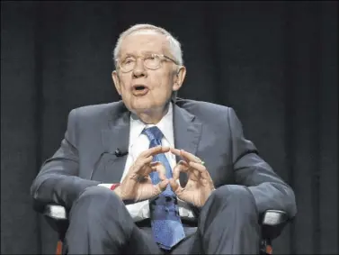  ?? Bizuayehu Tesfaye Las Vegas Review-Journal ?? Harry Reid participat­es in a panel discussion at UNLV in April.