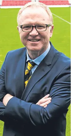  ?? SNS. ?? Alex McLeish was unveiled as the new Scotland manager at Hampden last week after agreeing a two-year contract.