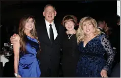  ?? (NWA Democrat-Gazette/Carin Schoppmeye­r) ?? Mechelle Meredith-Ehardt (from left), U.S. Sen. John Boozman and wife Cathy and Laurice Hachem visit at the Mercy Health Foundation of NWA Charity Ball on Dec. 3 in Rogers.