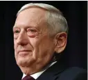  ?? FOTO: JAP/TT/ACQUELYN MARTIN ?? USA:s försvarsmi­nister Jim Mattis.