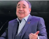  ??  ?? CONTROVERS­Y Salmond is to get a show on RT