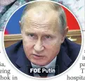  ??  ?? LOVING MOTHER Yelena talks of missing her son Sergei FOE Putin