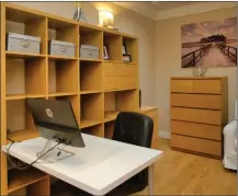  ??  ?? Three large bedrooms and a sizeable kitchen, as well as an office, provide plenty of space for working from home