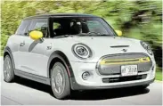  ??  ?? HOLDING STEADY: The Mini Cooper SE is an EV that has shown the least amount of depreciati­on in SA