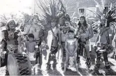  ?? COURTESY OF BAE ZAMORA AGUILAR ?? One of the images of Aztec dancers at Chicano Park that will be on display at the Centro Cultural de la Raza at Balboa Park.