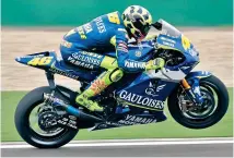  ?? ?? Rossi on the YZR-M1 in 2005, the year he defended his Motogp title 83