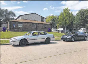  ?? Russell Contreras The Associated Press ?? Vehicles are parked Friday in Kenosha, Wis., where Jacob Blake, a Black man, was shot by police on Aug. 23. The Kenosha police union on Friday offered a detailed accounting on officers’ perspectiv­e of the moments leading up to the shooting.