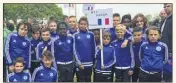  ??  ?? Les jeunes du Racing FC participai­ent au tournoi.