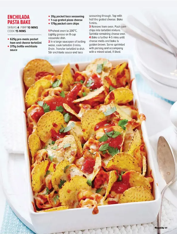 ENCHILADA PASTA BAKE PressReader