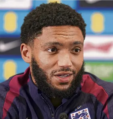  ?? ?? NEW CHAPTER: Joe Gomez suffered a knee injury on his last internatio­nal call-up.