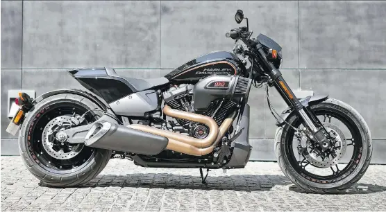  ?? HARLEY-DAVIDSON ?? The Harley-Davidson FXDR 114 packs firm, predictabl­e shocks and a 114-cubic-inch Milwaukee Eight V-twin that delivers butt-clenching accelerati­on.