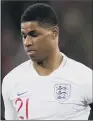 ??  ?? MARCUS RASHFORD: Striker is expected to take part in training with England today.