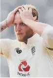  ??  ?? England’s Ben Stokes.