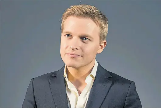  ?? DPA ?? Escéptico. Ronan Farrow, abogado y periodista, publicó hace poco un libro en el que explica su visión sobre el “fin de la diplomacia”.