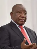  ??  ?? Cyril Ramaphosa