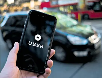  ??  ?? End of the road? Transport for London has stripped Uber of its licence to operate in the capital, on safety and security grounds