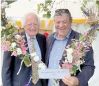  ?? ?? Peter Seabrook (left) pictured in 2019 with John Anderson, keeper of the gardens at Windsor Great Park.