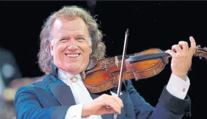  ?? Archivo ?? andré Rieu, músico y showman