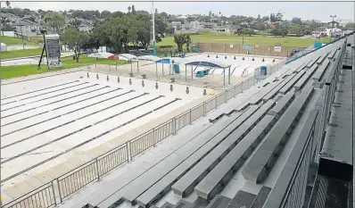  ?? Picture: FILE ?? WORK DELAYS: There is confusion regarding the opening of Joan Harrison swimming pools due to ongoing maintenanc­e work there
