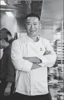  ?? PROVIDED TO CHINA DAILY ?? Chef Li Qiang from Cai Yi Xuan in Beijing, which has one Michelin star.