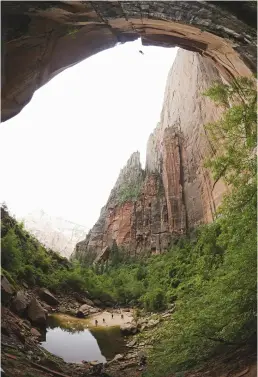  ??  ?? Heaps Canyon in Zion National Park, Utah (above); the Takabisha roller-coaster in Japan (above right)