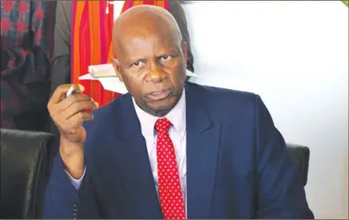  ??  ?? Minister Chinamasa