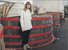  ??  ?? Catherine Ross is Tobermory Distillery’s first artist in residence.