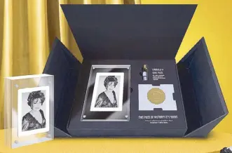  ?? ?? The Premium Collectibl­e Box includes a live digital frame that will play the highlights of the life of Pilita Corrales, a Certificat­e of Authentici­ty and a token vial from the family.