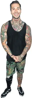  ?? Picture: Getty Images ?? Alex Minsky, US Marine corporal turned model.
