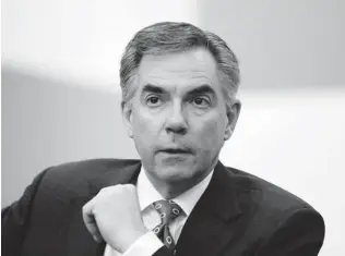  ?? FRED CHARTRAND/ THE CANADIAN PRESS FILES ?? Former federal cabinet minister Jim Prentice is under pressure to run for the leadership of the Alberta Progressiv­e Conservati­ves following the resignatio­n of Alison Redford last month.