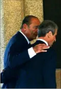  ??  ?? Jacques Chirac et Hubert Falco en août  à la préfecture à Toulon.