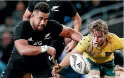  ?? GETTY IMAGES ?? All Blacks prop Nepo Laulala will be back in action for Counties Manukau tonight.