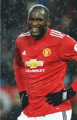  ??  ?? NO LUK FOR ROMELU: Lukaku has seen his form nosedive in recent weeks and Zlatan Ibrahimovi­c is on the verge of taking his place. (AP)