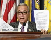  ?? ASSOCIATED PRESS 2014 ?? Ex-Rep. Jeff Miller, R-Fla., formerly led the House Committee on Veterans’ Affairs and now is a lobbyist. He was to meet Wednesday with officials in a White House vetting office, sources said.