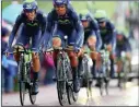  ??  ?? X-rAY VisiON: GIRO peloton Spending time around the Giro d’Italia this week gave an insight into a gruelling, ruthless business. The first impression is how freakishly skinny the riders are. Nairo Quintana, one of the favourites, weighs 57kg.
L’Equipe...
