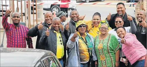  ?? Picture: THABANG MASEKO ?? IN HOT SEAT: THE ANC'S new provincial executive committee held its first meeting on Sunday since being elected at the recent annual provincial conference