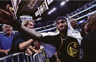  ?? Scott Strazzante / The Chronicle ?? Gary Payton II’s potential re-emergence in the Western Conference finals is a long shot, but Warriors head coach Steve Kerr didn’t rule out the possibilit­y.