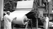  ??  ?? The domestic paper industry has asked the government to slap anti-dumping or safeguard duty on paper imports