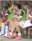  ?? JOHN DURÁN ?? El gol de Pablo provocó caras largas en los morados.