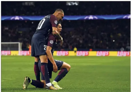  ?? (Photo AFP) ?? Cavani buteur, c’est une image que le public du Parc des Princes aimerait voir, ce soir, face au Real Madrid.