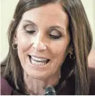  ?? J. SCOTT APPLEWHITE/AP ?? Sen. Martha McSally of Arizona recounted her experience during a hearing this week.