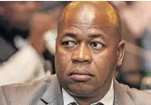  ??  ?? Ekurhuleni mayor Mzwandile Masina