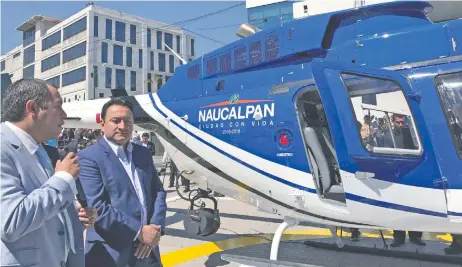  ??  ?? El ex edil de Naucalpan Édgar Olvera Higuera (PAN) externó que la compra fue “una inversión en seguridad” para los habitantes del municipio.